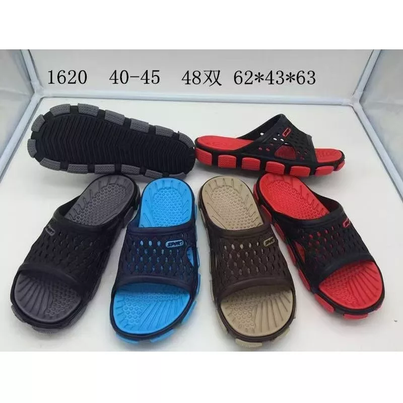Wholesale Men's EVA Massage Sole Open Toe Slippers