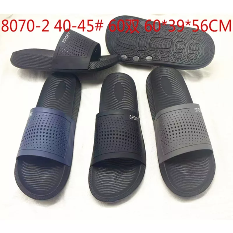 Wholesale Men's Home Soft Soled Non Slip EVA Bathroom Slippers