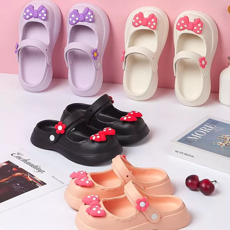 Kid Girls' Summer Mary Jane Style Platform With Non Slip Soles Princess Style Clogs Sandals