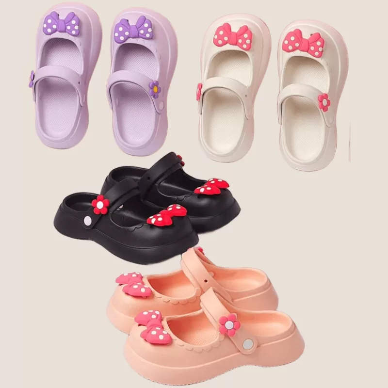 Kid Girls' Summer Mary Jane Style Platform With Non Slip Soles Princess Style Clogs Sandals