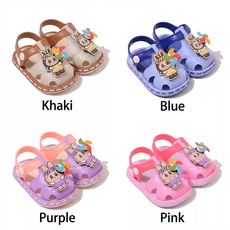 High Quality Boys' and Girls' Toddler Walking Sandals with Closed Toes and Breathable Design
