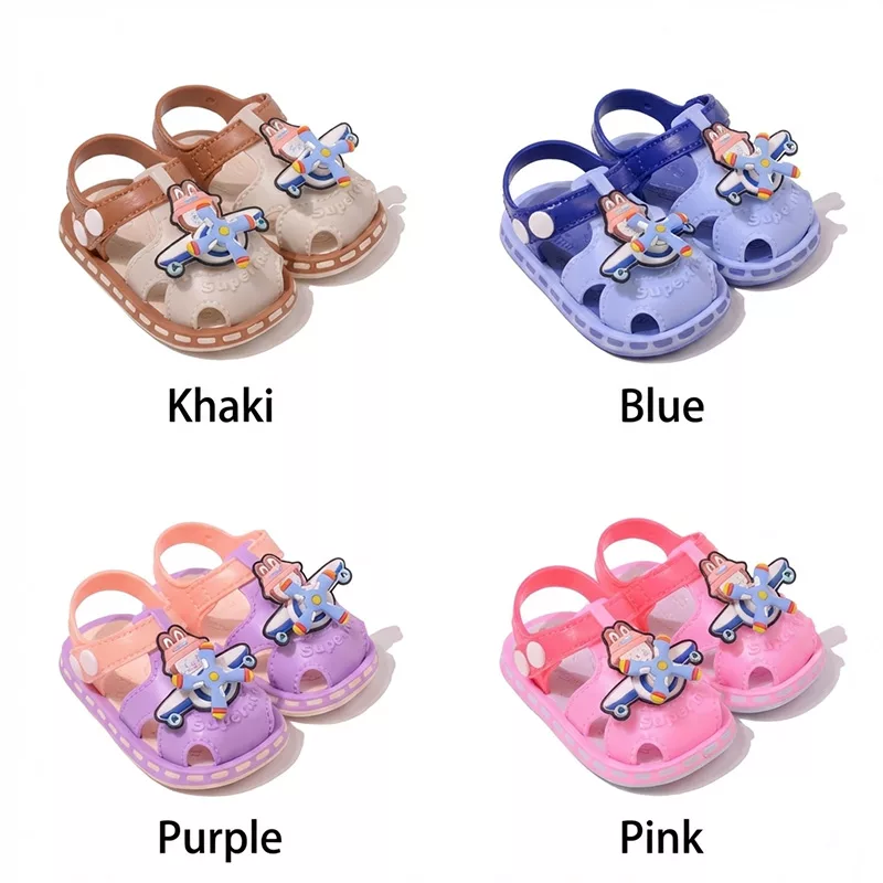 High Quality Boys' and Girls' Toddler Walking Sandals with Closed Toes and Breathable Design