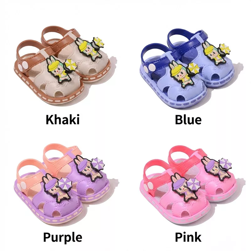 High Quality Boys' and Girls' Toddler Walking Sandals with Closed Toes and Breathable Design