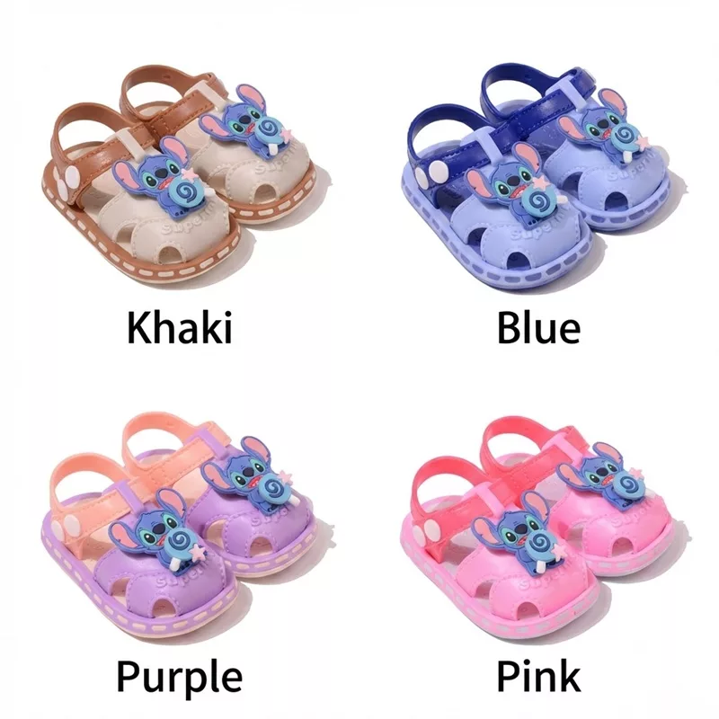 New Soft Soled PVC Children's Summer Closed Toe Sandals