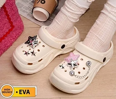 High-Quality Platform Women's Wooden Clogs