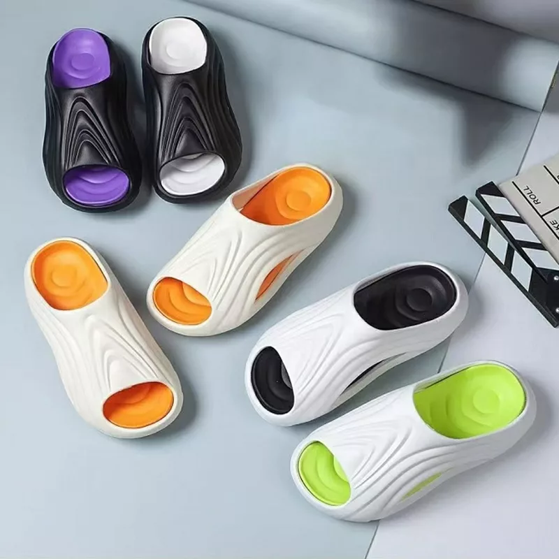 Family-Style Fashionable Outdoor Anti-Slip Height-Increasing EVA Women's Slippers