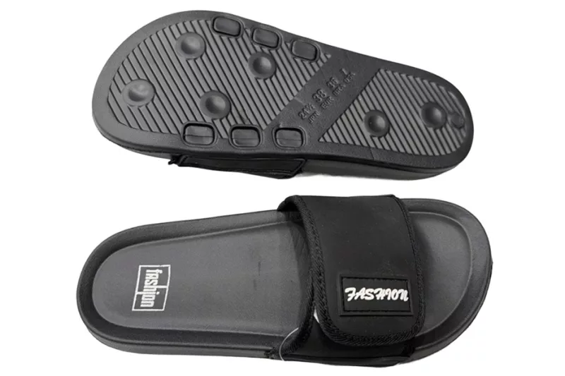 Fabric Velcro slippers, adjustable size