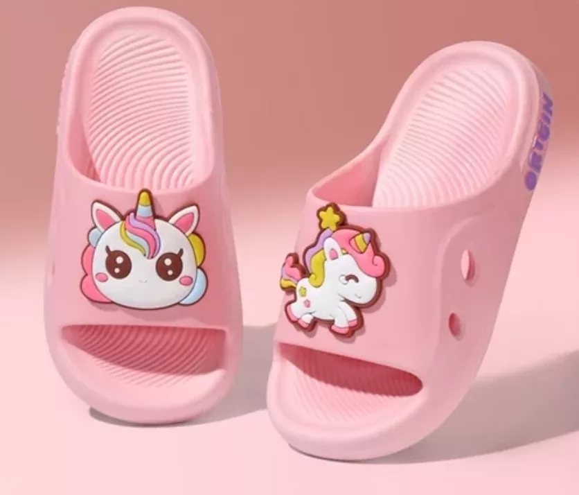 Children's One-Piece Molded EVA Slippers