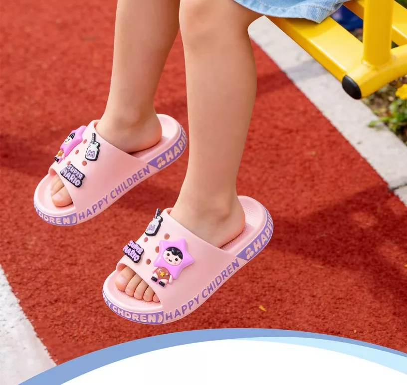 Children's One-Piece Molded EVA Slippers