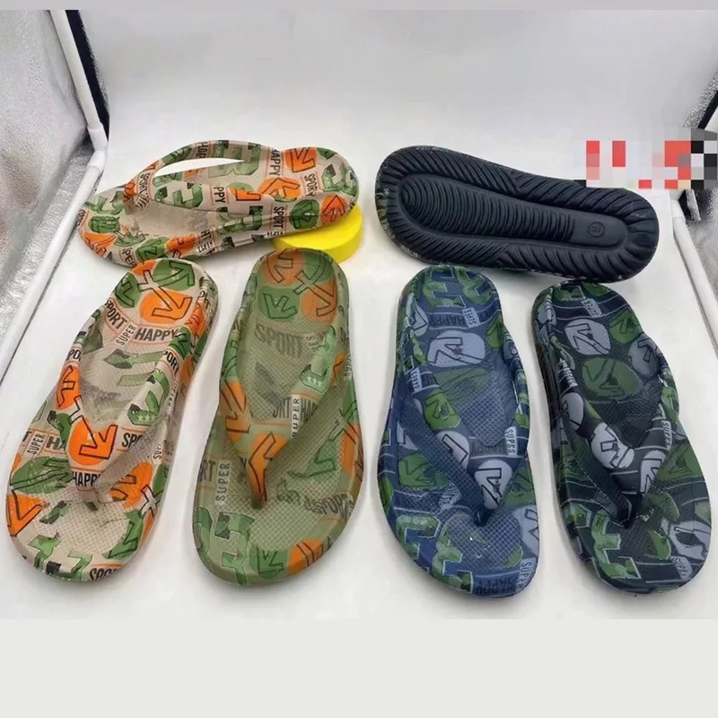 Men's High Density Printed EVA Flip Flops
