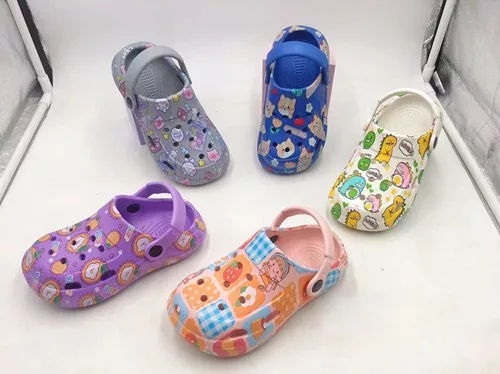 Wholesale China children's EVA printed clogs