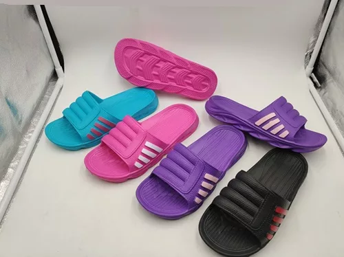 Supplier of Couples' EVA Striped Slides Supplier of Couples' EVA Striped Slides