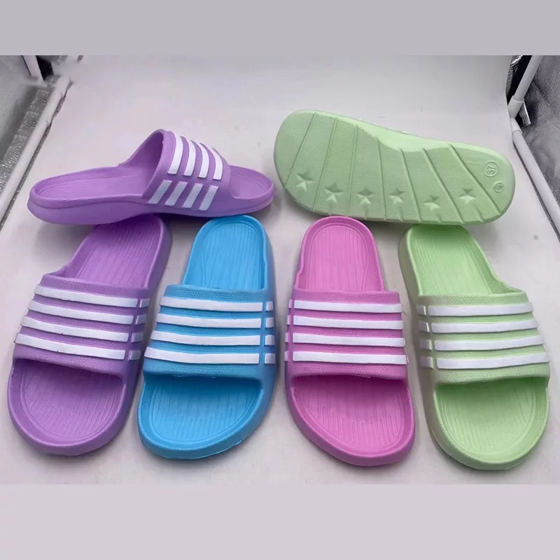 Wholesale Women's Classic Striped EVA Slide Sandals