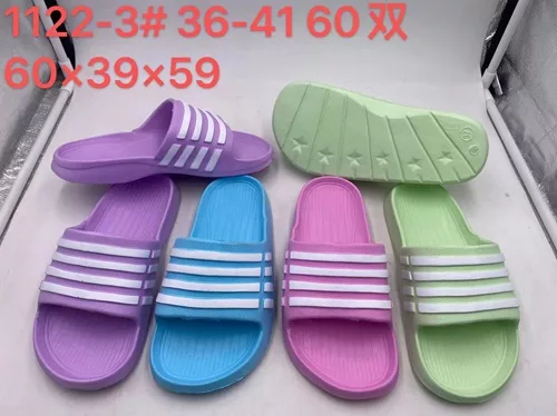 Wholesale Women's Non-Slip EVA Striped Slippers Wholesale Women's Non-Slip EVA Striped Slippers