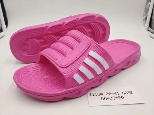Supplier of Couples' EVA Striped Slides Supplier of Couples' EVA Striped Slides