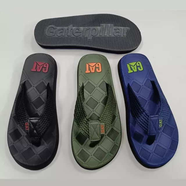 Wholesale Men's Woven Strap EVA Flip Flops