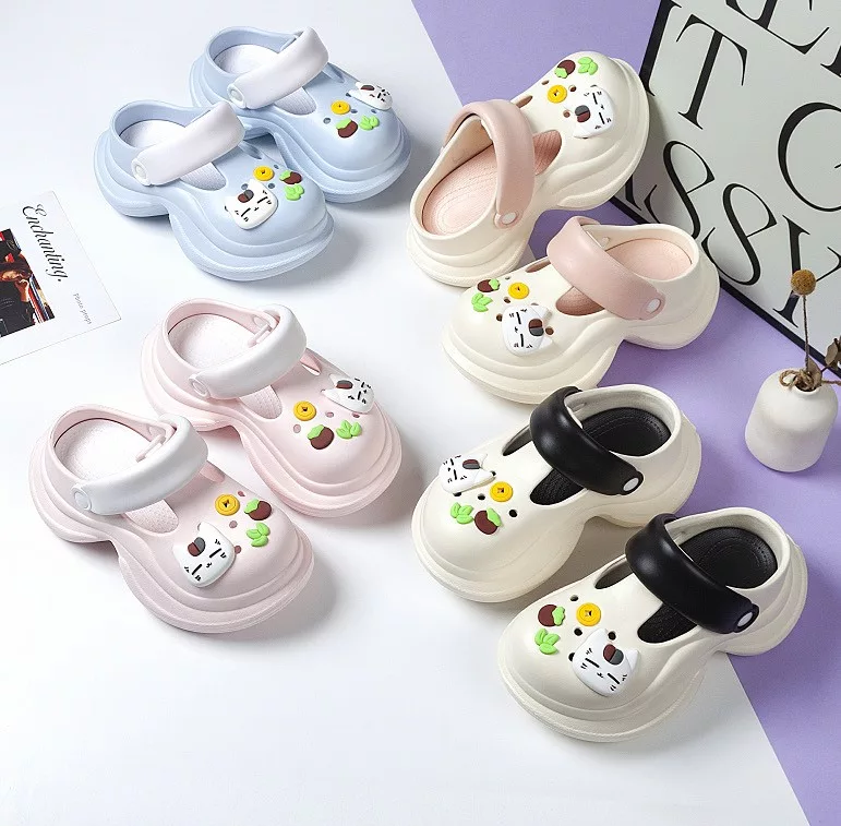 closed toe kids slippers wholesale