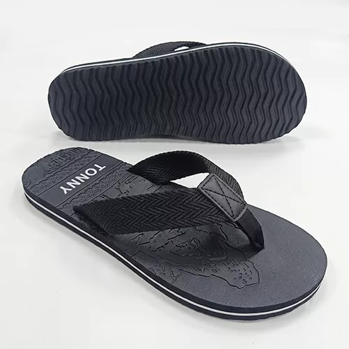 Men's Embossed Woven-Strap Flip-Flops Men's Embossed Woven-Strap Flip-Flops