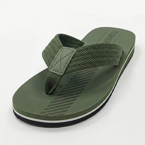 Wholesale Men's Striped Casual Flip-Flops Wholesale Men's Striped Casual Flip-Flops