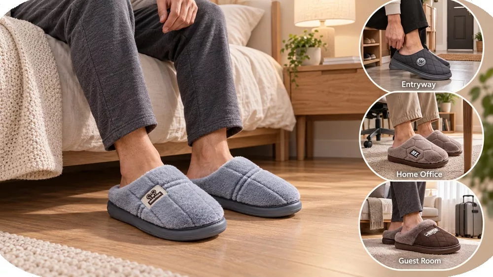 Wholesale Men's Warm Slippers