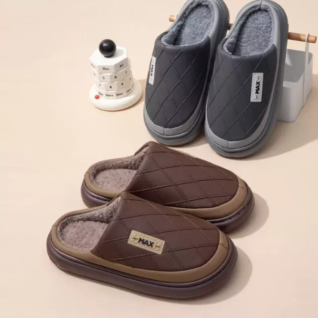 Wholesale Men's Large Size Winter Slippers